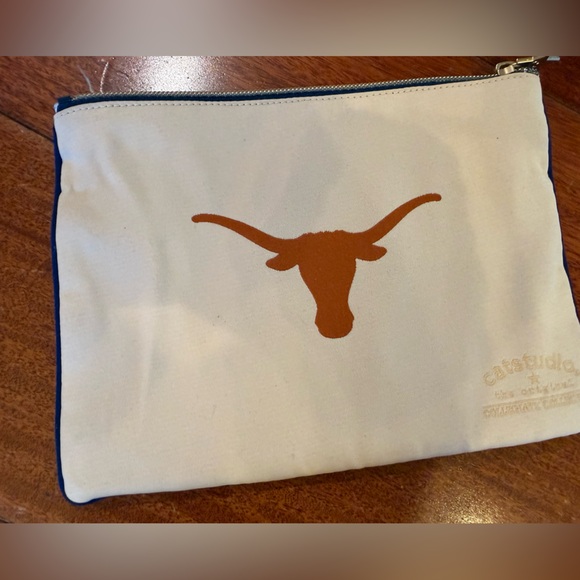 Texas University Themed Embroidered Pouch - Multicolor - Picture 2 of 4
